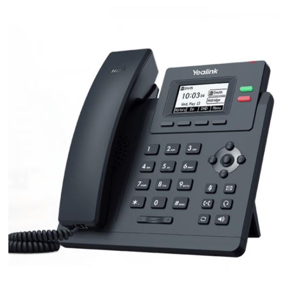 Yealink Telefonia SIP-T31P SIP-T31P - P PHONE-2 Sip Account POE 2 Tasti Blf (sostituisce SIPT21PN) Alim.ac Da Aggiungere Con COD.PD-T21T19-PHONE SIP-T31P