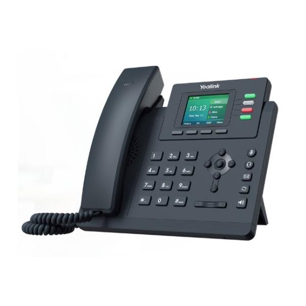 Yealink Telefonia SIP-T33G Ip PHONE-4 Sip Account POE 2 Porte Gigabite 4 Tasti Blf (per Alimentatore Ac: PD-T21T19-PHONE) SIP-T33G