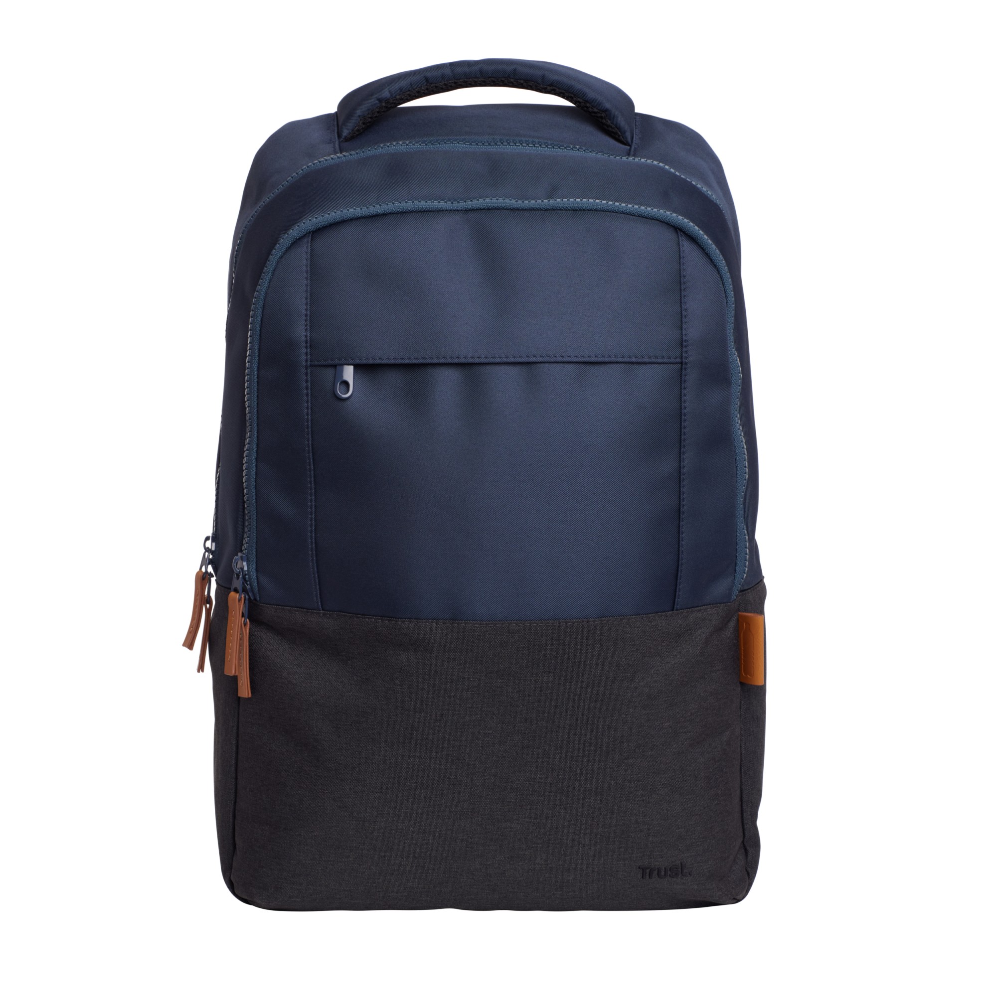 ZAINO TRUST LISBOA 16, Zaino Porta PC per Laptop fino a 16 '', Capacità 23 Litri, Cinghia Trolley, Plastica Riciclata, Uomo Donna Viaggio, Università, Lavoro e Ufficio, Blu