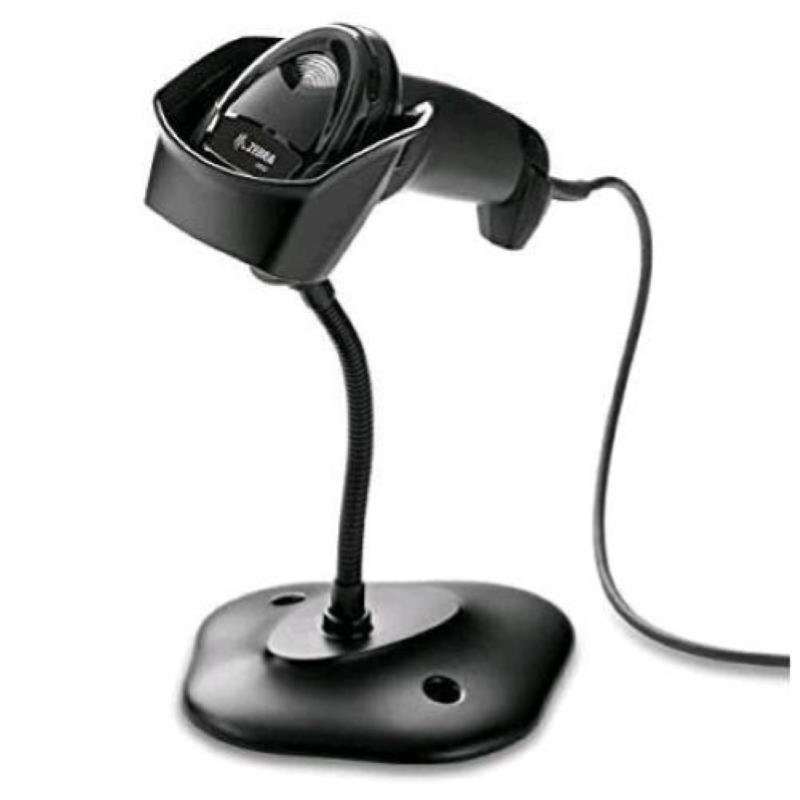 Zebra ds8108-sr lettore di codici a barre portatile 1d/2d led kit con cavo usb e stand nero