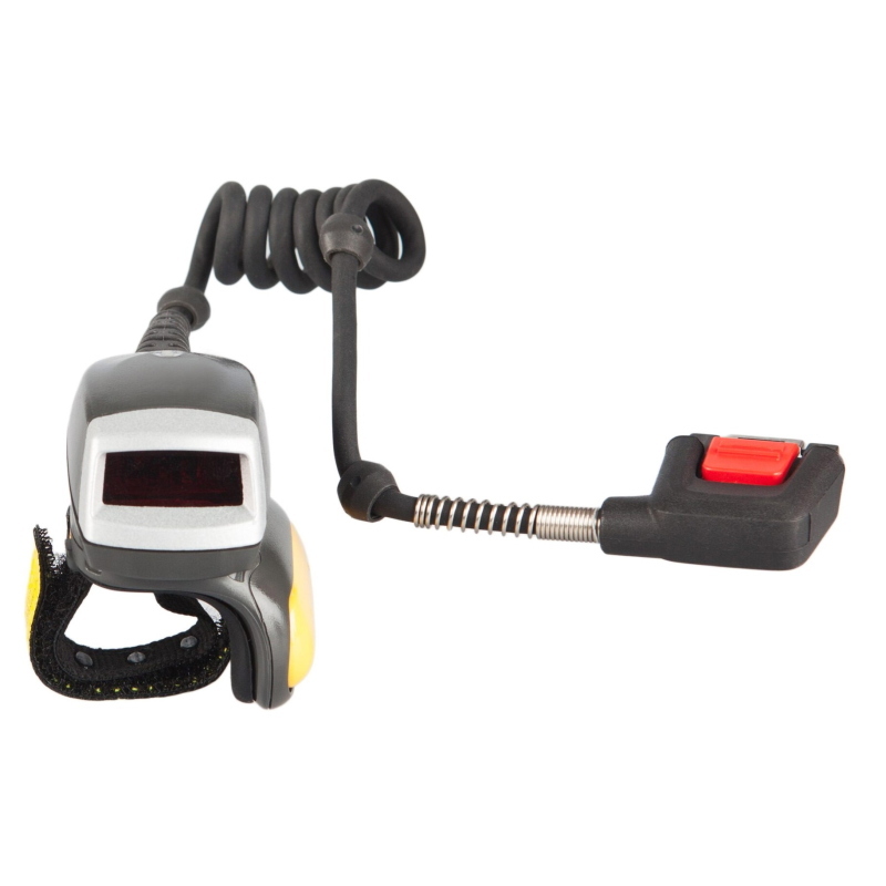 Zebra rs4000 lettore di codici a barre indossabile 1d laser grigio, argento