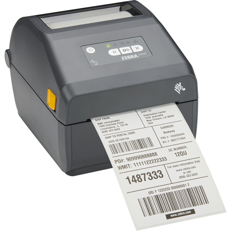 Zebra zd421 stampante per etichette (cd) trasferimento termico 300 x 300 dpi 305 mm/s con cavo e senza cavo collegamento