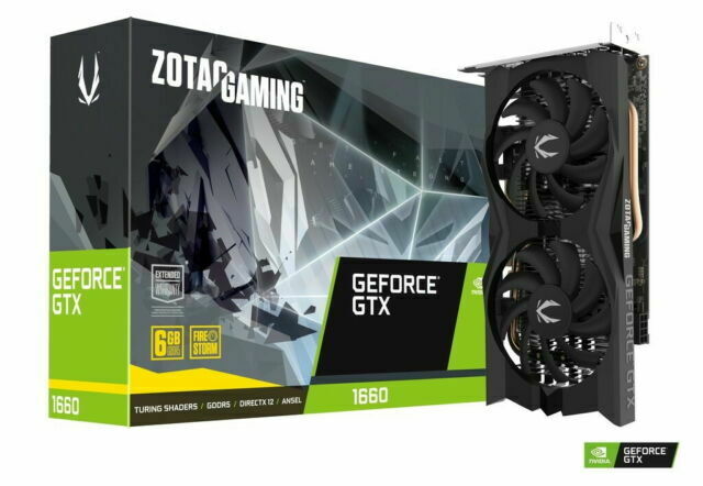 Zotac gaming geforce gtx 1660 super twin fan 6gb gddr5