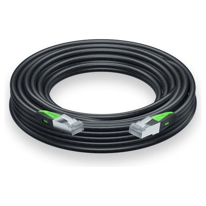 Zyxel, Cavo Ethernet Cat6a, 5 m, Nero