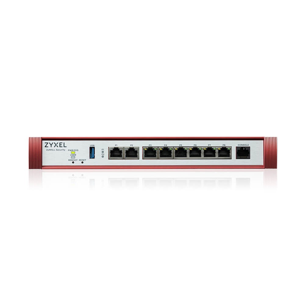 Zyxel Firewall Cons. 50 Utenti Banda Fino A 5Gb 1P25Gbpoe+1P25Gb+6Pgb Lan/Wan Desktop/Rack