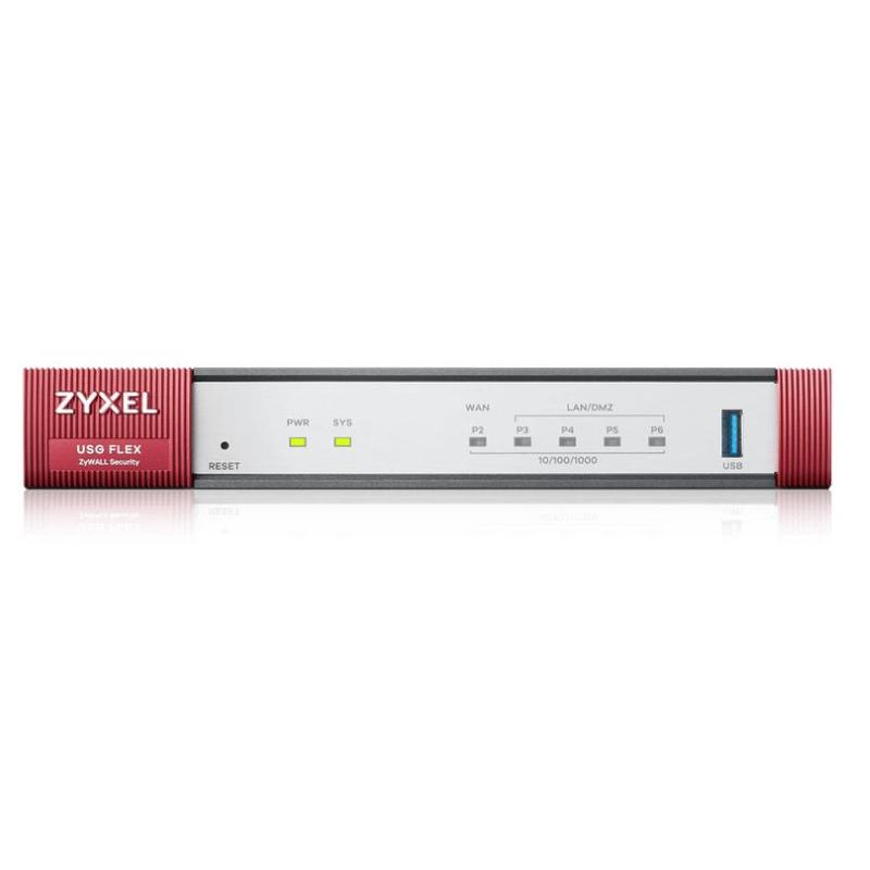 Zyxel firewall usgflex50hp vpn 0,35 gbit-s senza ventola - sicurezza rete aziendale