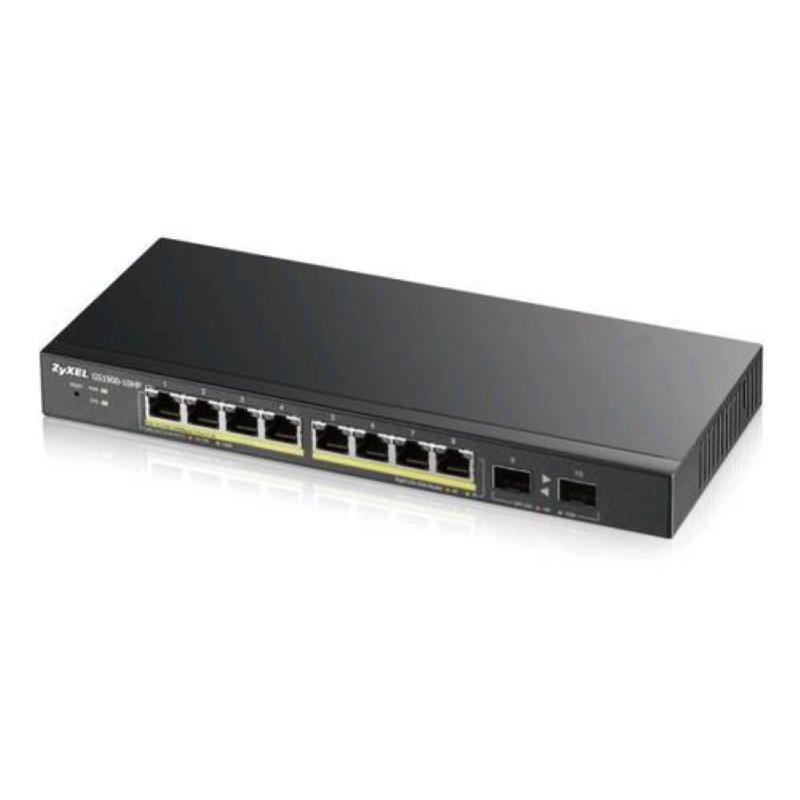 Zyxel gs1900-8hp v3 poe gestito l2 gigabit ethernet 10-100-1000 supporto power over ethernet nero Zyxel gs1900-8hp v3 poe gestito l2 gigabit ethernet 10-100-1000 supporto power over ethernet nero