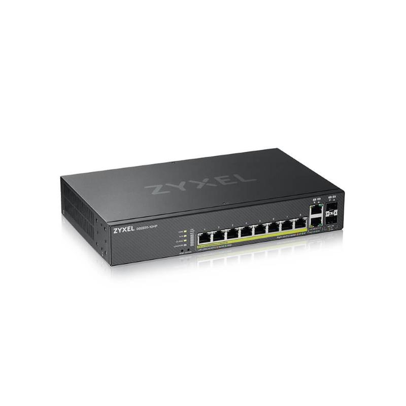 Zyxel gs2220-10hp-eu0101f switch di rete gestito l2 gigabit ethernet 10-100-1000 supporto power over ethernet nero Zyxel gs2220-10hp-eu0101f switch di rete gestito l2 gigabit ethernet 10-100-1000 supporto power over ethernet nero