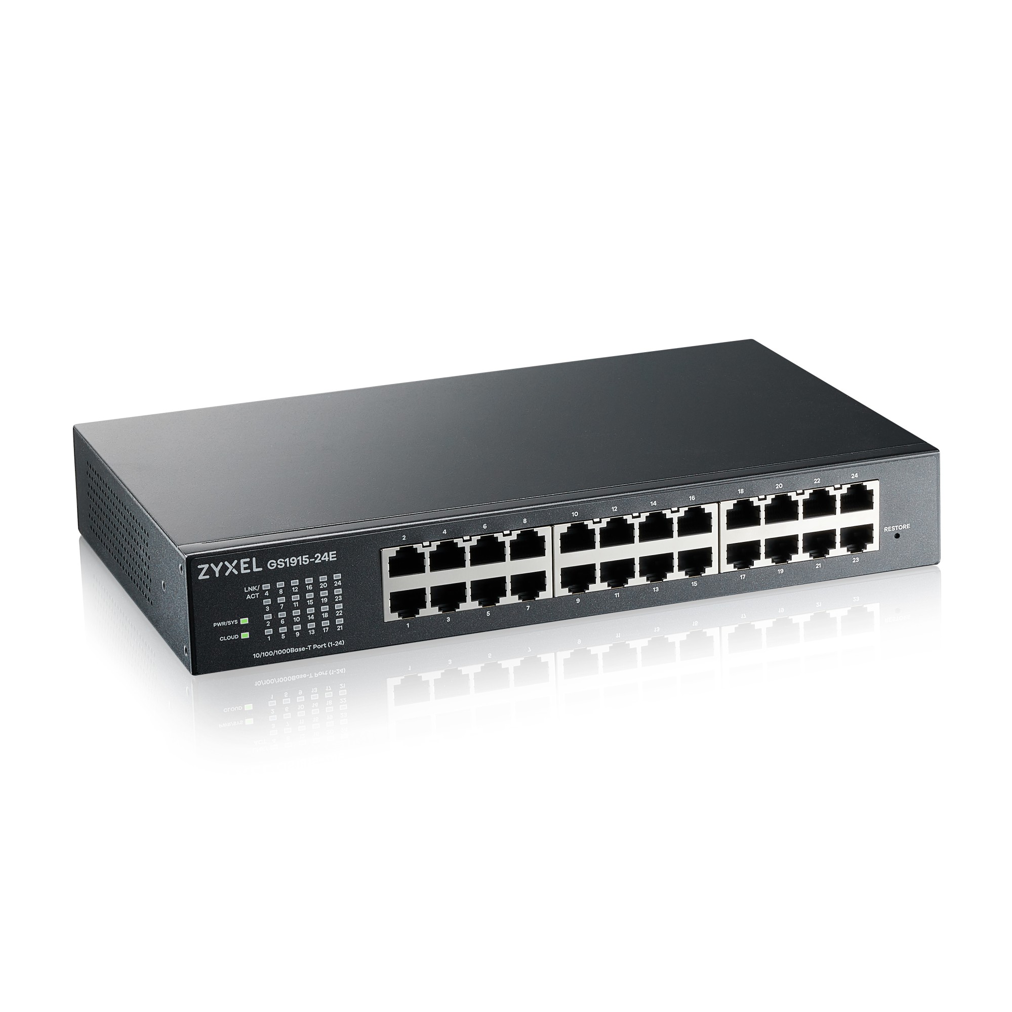 Zyxel Switch Managed 24 Porte Gigabit Design Senza Ventole Desktop Nebulaflex