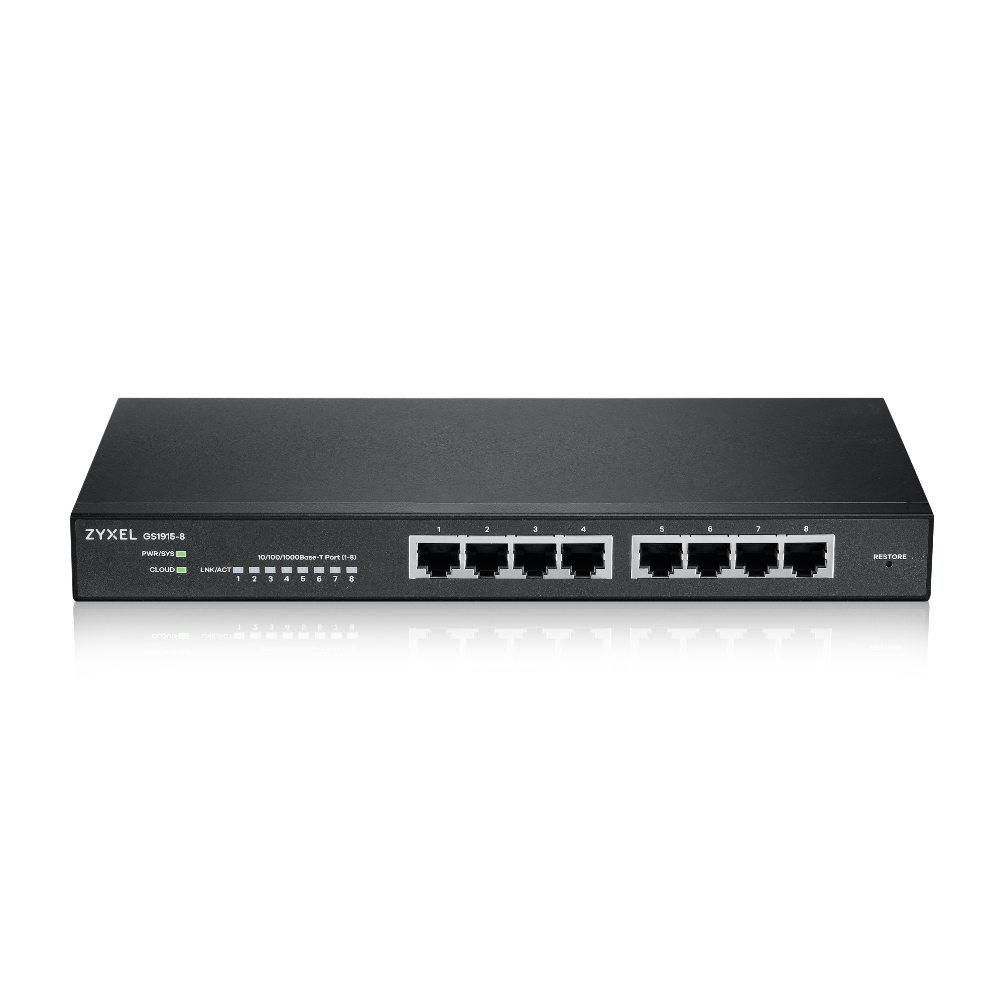 Zyxel Switch Managed Nebulaflex 8 Porte Gigabit Ipv6 Vlan Senza Ventole Desktop