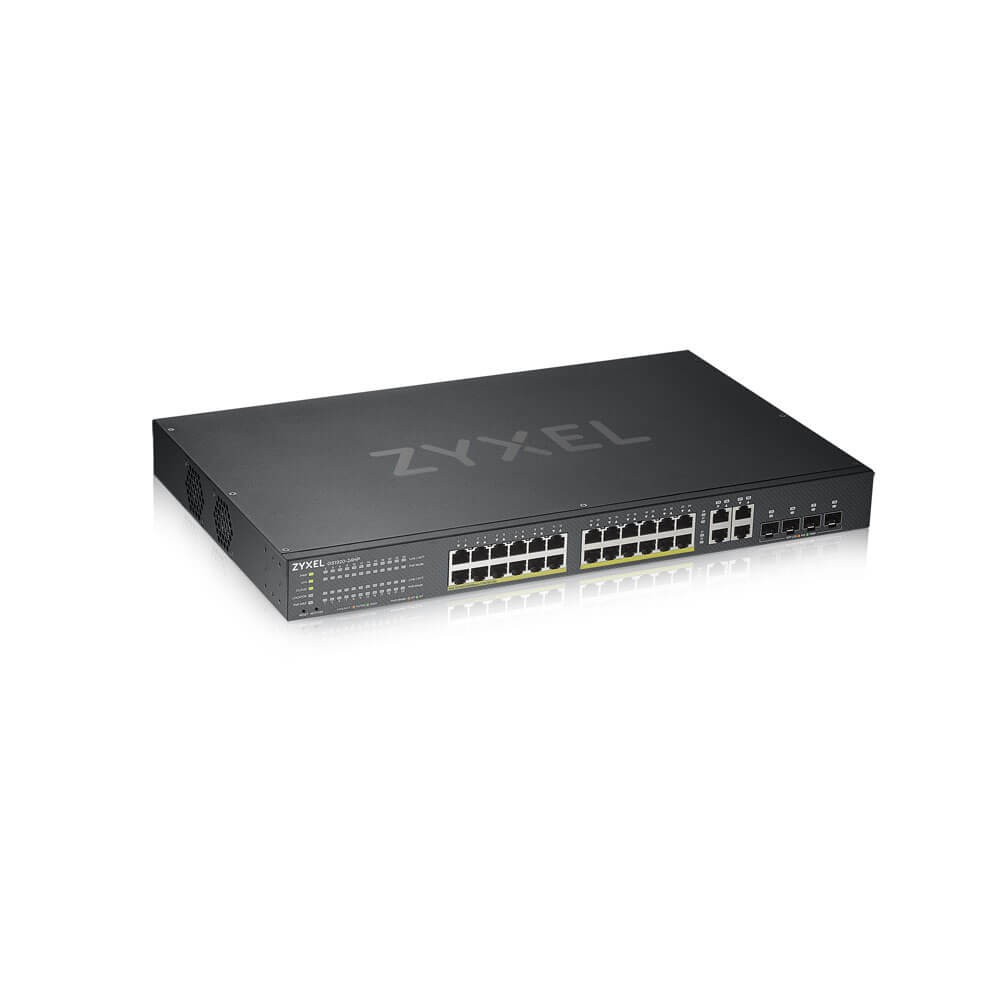 Zyxel Switch Smart Managed 24 Porte Gigabit Poe + 4 Uplink